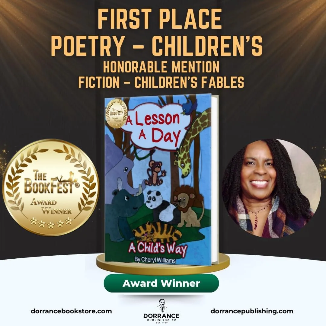 The Book Fest Fall 2024 Award - A Lesson A Day - Author Cheryl Williams